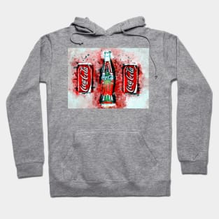 Bottle and  Cans Splash Hoodie